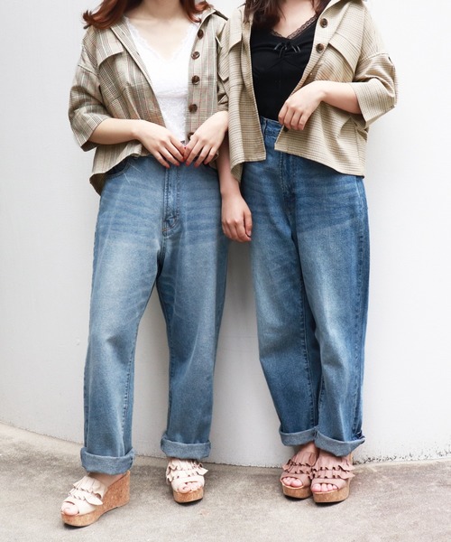 PairPair（ペアペア）の「ポケット付チェックシャツ/SETUP可（シャツ/ブラウス・レディース・ブラック/ベージュ/ブラウン系その他・FREE）」の19枚目の写真