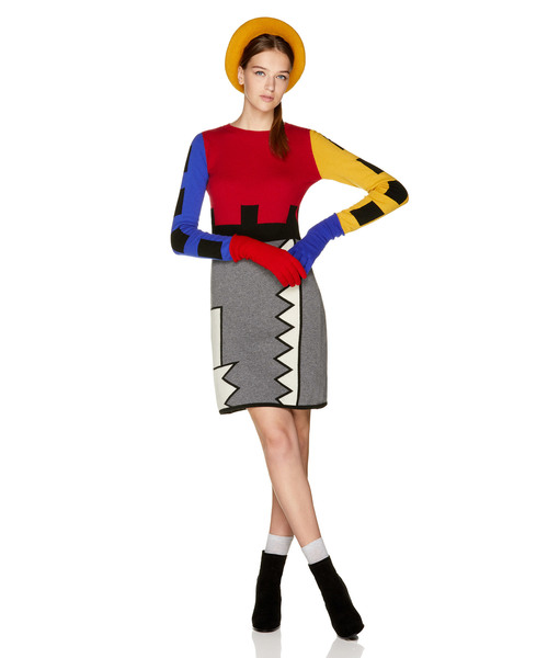 Benetton United Colors Of Benetton ベネトンユナイテッドカラーズオブベネトン の 配色柄ウエスト切り替えニット ワンピース ワンピース Wear Benetton United Colors Of Benetton ベネトンユナイテッドカラーズオブベネトン の 配色柄ウエスト切り替えニット ワンピース ワンピース Wear