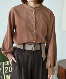 PairPair | レース付イロイロボタン袖ボリュームブラウス(シャツ/ブラウス)