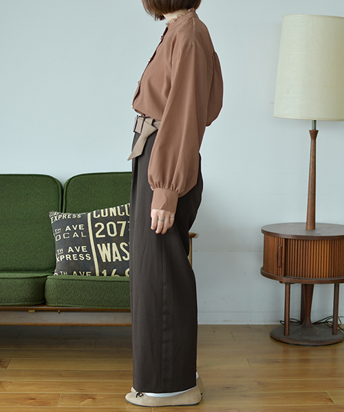 PairPair(ペアペア)の「レース付イロイロボタン袖ボリュームブラウス(シャツ/ブラウス・レディース・ブラック/アイボリー/ボルドー/モカ・FREE)」の15枚目の写真