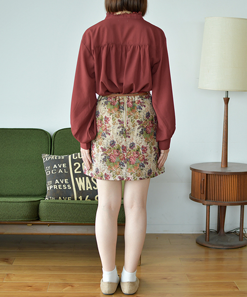 PairPair(ペアペア)の「レース付イロイロボタン袖ボリュームブラウス(シャツ/ブラウス・レディース・ブラック/アイボリー/ボルドー/モカ・FREE)」の10枚目の写真