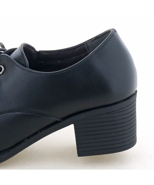 byあしながおじさん（バイアシナガオジサン）の「レースアップシューズ　8710225（ドレスシューズ・レディース・ブラック/ダークブラウン/グレイッシュベージュ/ライトグレー/グリーン/チョコ・22.5cm/23.5cm/24.5cm/23.0cm/24.0cm/22.0cm/25.0cm/23cm/25cm/24cm/22cm）」の9枚目の写真