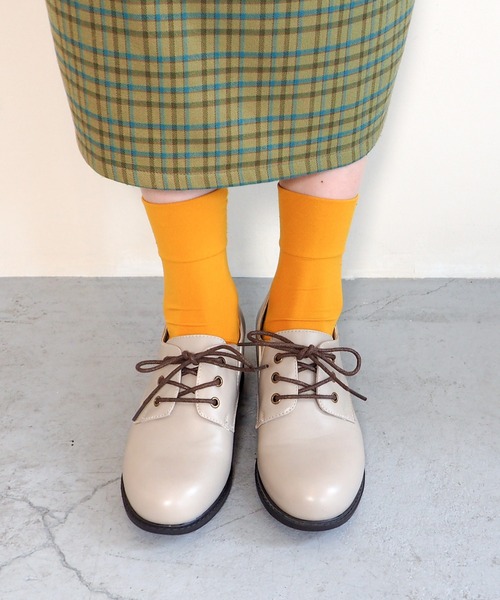 byあしながおじさん（バイアシナガオジサン）の「レースアップシューズ　8710225（ドレスシューズ・レディース・ブラック/ダークブラウン/グレイッシュベージュ/ライトグレー/グリーン/チョコ・22.5cm/23.5cm/24.5cm/23.0cm/24.0cm/22.0cm/25.0cm/23cm/25cm/24cm/22cm）」の11枚目の写真