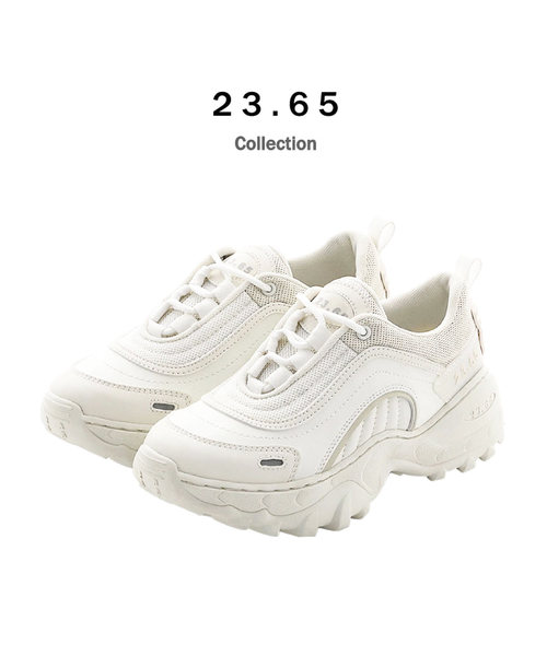 23.65（イーシプサムチョンユクオ）の「23.65（イーシプサムチョンユクオ)ARON 20スニーカー（スニーカー・メンズ・ホワイト/ブラック・24/27）」の2枚目の写真