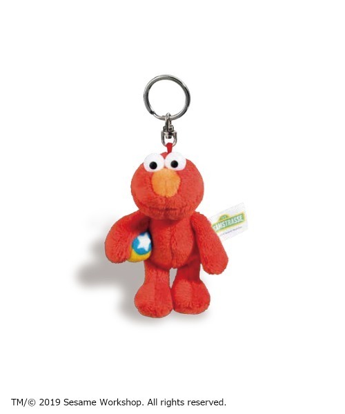 nici(ニキ)の「NICI/セサミストリート/ビーンバッグ エルモ 10cm(キーホルダー・レディース・レッド・ONE SIZE)」の4枚目の写真