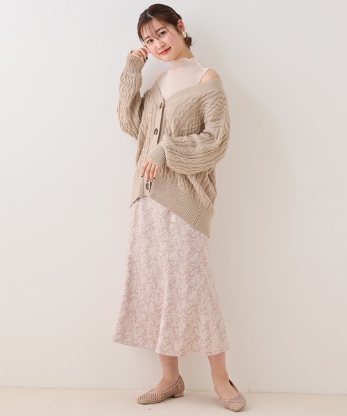 one after another NICE CLAUP（ワンアフターアナザーナイスクラップ）の「ベルト付きマーメイドスカート（スカート・レディース・ベージュ/グリーン系その他/ピンク系その他/ライトピンク・FREE）」の22枚目の写真