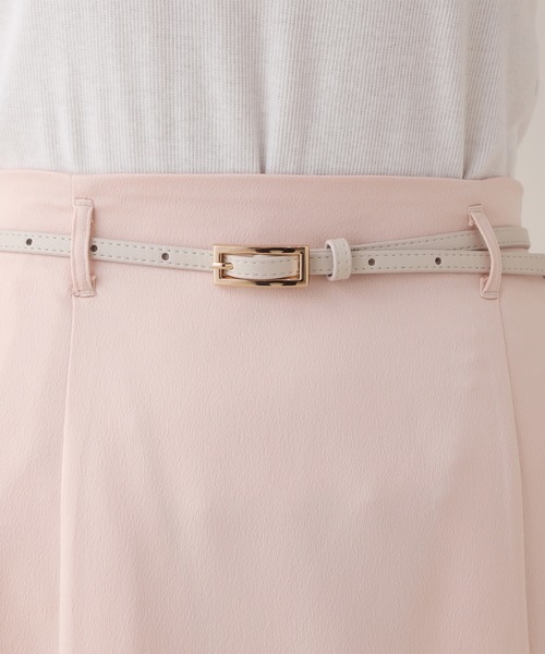 one after another NICE CLAUP（ワンアフターアナザーナイスクラップ）の「ベルト付きマーメイドスカート（スカート・レディース・ベージュ/グリーン系その他/ピンク系その他/ライトピンク・FREE）」の6枚目の写真