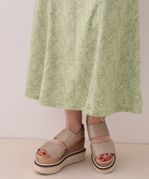 one after another NICE CLAUP（ワンアフターアナザーナイスクラップ）の「ベルト付きマーメイドスカート（スカート・レディース・ベージュ/グリーン系その他/ピンク系その他/ライトピンク・FREE）」の20枚目の写真