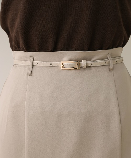 one after another NICE CLAUP（ワンアフターアナザーナイスクラップ）の「ベルト付きマーメイドスカート（スカート・レディース・ベージュ/グリーン系その他/ピンク系その他/ライトピンク・FREE）」の11枚目の写真