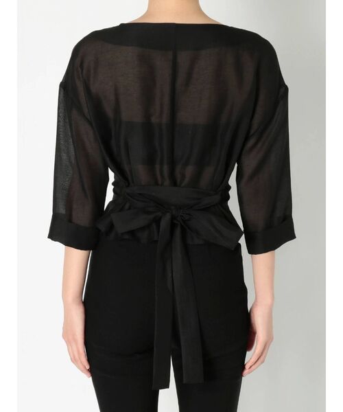 RESEXXY(リゼクシー)の「ノーカラーシアージャケット(ノーカラージャケット・レディース・ブラック/ベージュ/グリーン・FREE)」の21枚目の写真