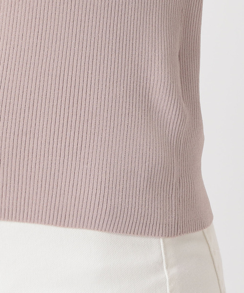 Tiara(ティアラ)の「袖ボリュームリブニット(ニット/セーター・レディース・ライトピンク/ライトブルー/アイボリー/イエロー/ライラック・FREE)」の10枚目の写真