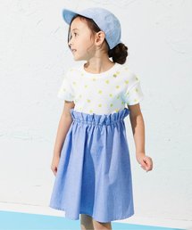 /3柄ドッキングワンピース