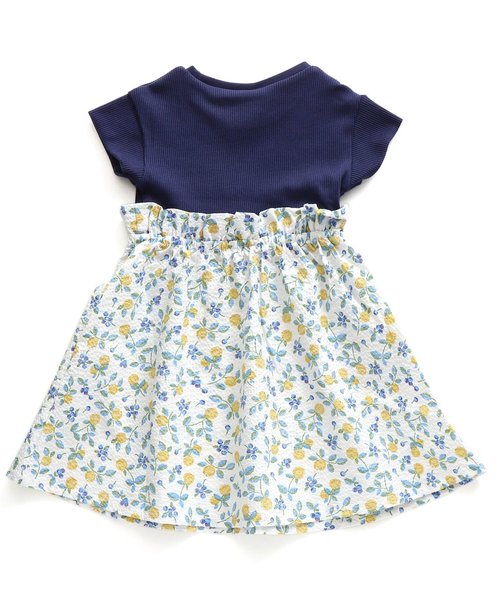 apres les cours(アプレレクール)の「/3柄ドッキングワンピース(ワンピース・キッズ・ネイビー/その他2/オフホワイト・120/80/130/140/90/100/110)」の11枚目の写真