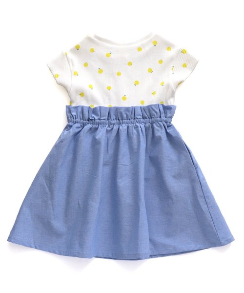 apres les cours(アプレレクール)の「/3柄ドッキングワンピース(ワンピース・キッズ・ネイビー/その他2/オフホワイト・120/80/130/140/90/100/110)」の12枚目の写真