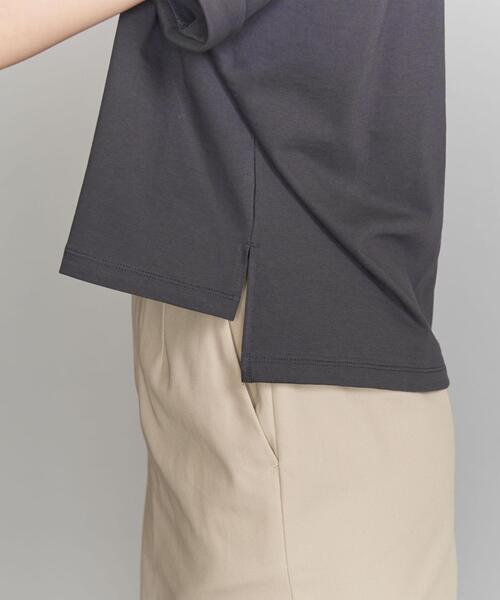 BEAUTY&YOUTH UNITED ARROWS（ビューティーアンドユースユナイテッドアローズ）の「BY ドルマンスリーブショートTシャツ（Tシャツ/カットソー・レディース・ダークグレー/ベージュ/ホワイト・FREE）」の17枚目の写真