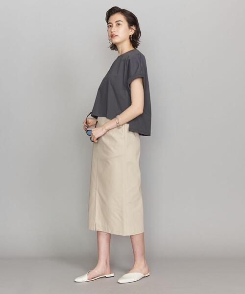 BEAUTY&YOUTH UNITED ARROWS（ビューティーアンドユースユナイテッドアローズ）の「BY ドルマンスリーブショートTシャツ（Tシャツ/カットソー・レディース・ダークグレー/ベージュ/ホワイト・FREE）」の20枚目の写真