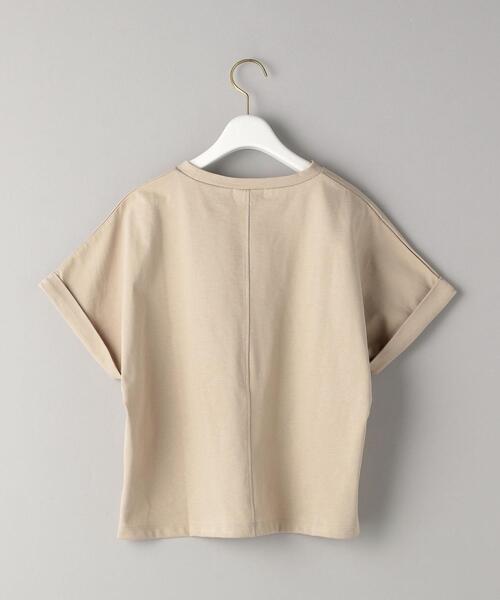 BEAUTY&YOUTH UNITED ARROWS（ビューティーアンドユースユナイテッドアローズ）の「BY ドルマンスリーブショートTシャツ（Tシャツ/カットソー・レディース・ダークグレー/ベージュ/ホワイト・FREE）」の12枚目の写真