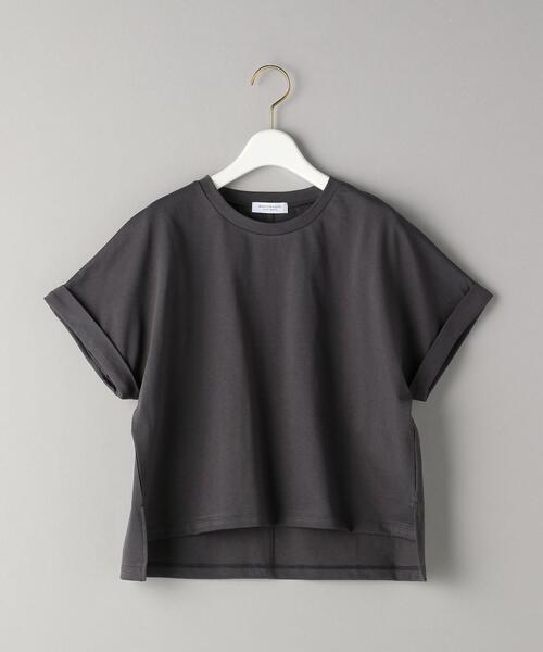 BEAUTY&YOUTH UNITED ARROWS（ビューティーアンドユースユナイテッドアローズ）の「BY ドルマンスリーブショートTシャツ（Tシャツ/カットソー・レディース・ダークグレー/ベージュ/ホワイト・FREE）」の14枚目の写真