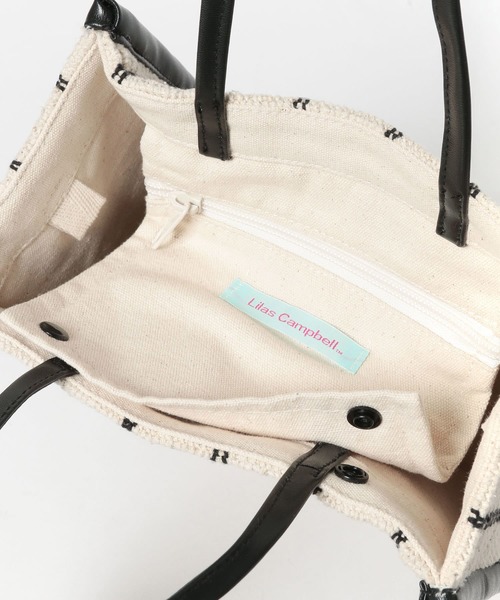 URBAN RESEARCH DOORS（アーバンリサーチドアーズ）の「サイドパイピングバッグ（ハンドバッグ・レディース・ストライプ/チェック・ONE）」の10枚目の写真