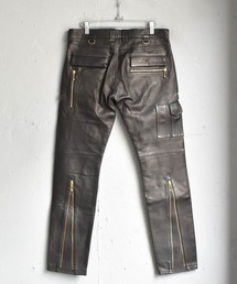 black means ブラックミーンズ ボンテージ ジップパンツ ストライプ blackmeans(ブラックミーンズ)の「blackmeans basic line