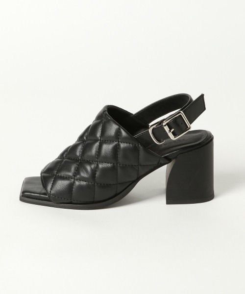 PAGEBOY（ページボーイ）の「パットモードサンダル（サンダル・レディース・イエロー系その他/ブラック・LARGE/MEDIUM）」の6枚目の写真