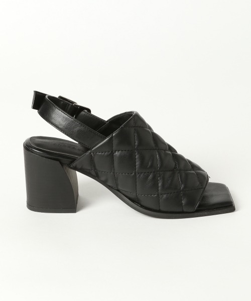 PAGEBOY（ページボーイ）の「パットモードサンダル（サンダル・レディース・イエロー系その他/ブラック・LARGE/MEDIUM）」の3枚目の写真