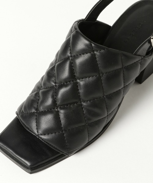 PAGEBOY（ページボーイ）の「パットモードサンダル（サンダル・レディース・イエロー系その他/ブラック・LARGE/MEDIUM）」の12枚目の写真