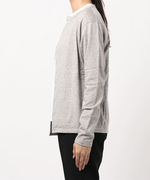 ORCIVAL(オーシバル)の「LIGHT FLEECY CARDIGAN(カーディガン/ボレロ・レディース・ヘザーグレー/アイボリー/ブラック/ベージュ/チャコールグレー・1/2)」の7枚目の写真