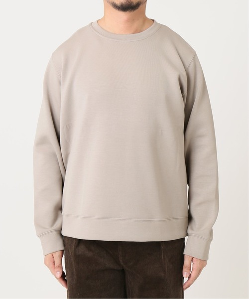 417 EDIFICE（フォーワンセブンエディフィス）の「◆ライトダンボール クルーネック（スウェット・メンズ・ベージュ/ネイビー/ブラウン/グリーン・SMALL/MEDIUM/LARGE）」の6枚目の写真