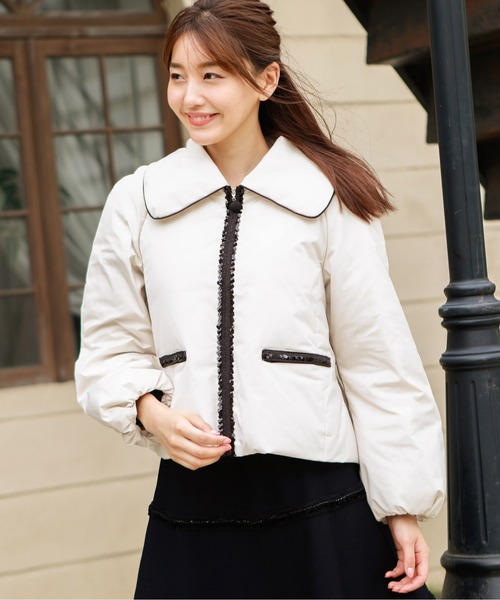 TO BE CHIC ピーチタフタ京鴨ダウン42サイズ TO BE CHIC ピーチタフタ京鴨ダウン42サイズ