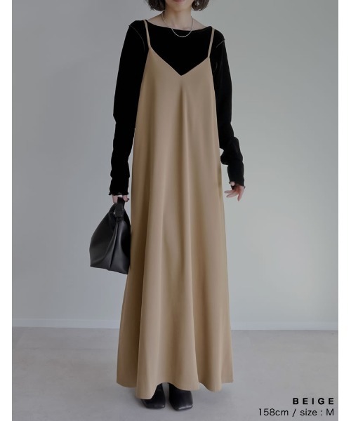 セール】HORIZON NECK キャミドレス（ワンピース）｜MOUSSY