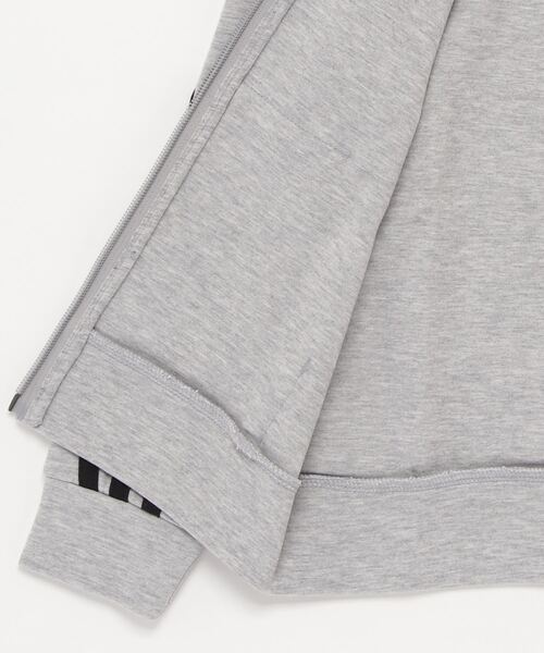 adidas（アディダス）の「アディダス adidas B3Sフルジップ（スウェット・キッズ・ブラック/グレー・140cm/150cm/120cm/130cm/160cm）」の4枚目の写真