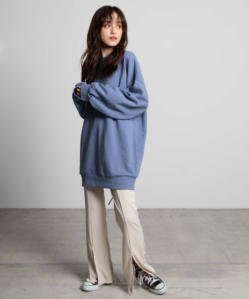 WEGO(ウィゴー)の「WEGO/センタースリットフレアパンツ(スラックス・レディース・ホワイト/ブラック/グリーン系その他・FREE)」の17枚目の写真