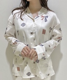 gelato pique（ジェラートピケ）の「ペイントサテンシャツ（ルームウェア/パジャマ）」