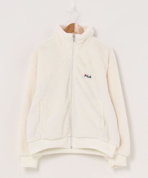 FILA(フィラ)の「フィラ FILA フリースジャケット(その他アウター・レディース・ブラック/オフホワイト・M/L/XL/S)」の5枚目の写真