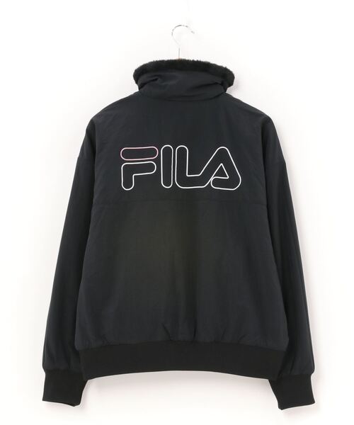 FILA(フィラ)の「フィラ FILA フリースジャケット(その他アウター・レディース・ブラック/オフホワイト・M/L/XL/S)」の4枚目の写真