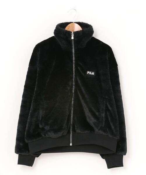 FILA(フィラ)の「フィラ FILA フリースジャケット(その他アウター・レディース・ブラック/オフホワイト・M/L/XL/S)」の6枚目の写真
