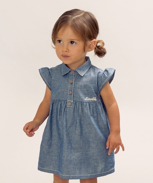 ワンピース ワンピース ドレス襟付き半袖ワンピース ワンピース Double B ダブルビー のファッション