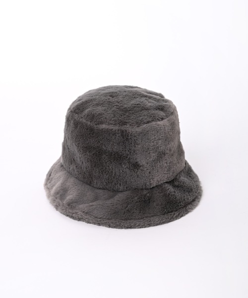 Narcissus(ナルシス)の「【Narcissus】ファーバケット(ハット・レディース・ブラック/グレー・FREE)」の5枚目の写真