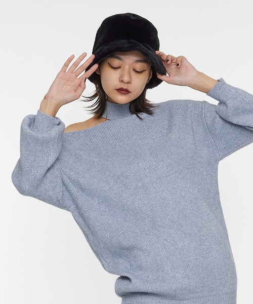 Narcissus(ナルシス)の「【Narcissus】ファーバケット(ハット・レディース・ブラック/グレー・FREE)」の3枚目の写真