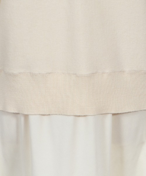 axes femme（アクシーズファム）の「バックリボンドルマンニット（ニット/セーター・レディース・ブラック/ブルー/キナリ・MEDIUM）」の15枚目の写真