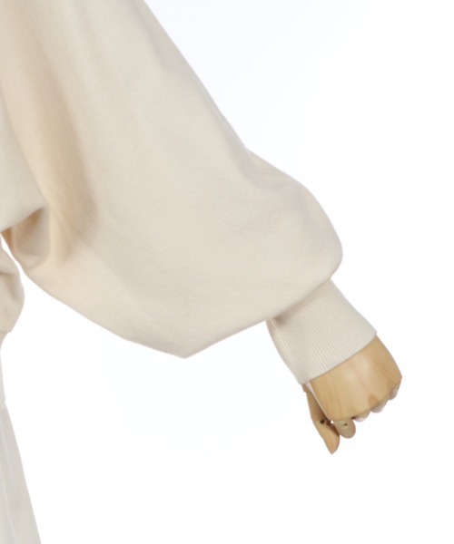 axes femme（アクシーズファム）の「バックリボンドルマンニット（ニット/セーター・レディース・ブラック/ブルー/キナリ・MEDIUM）」の9枚目の写真