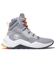 Timberland（ティンバーランド）の「メンズ マドバリー レザー&ファブリック サイドジップ スニーカー ブーツ - ミディアムグレー（スニーカー・メンズ）」