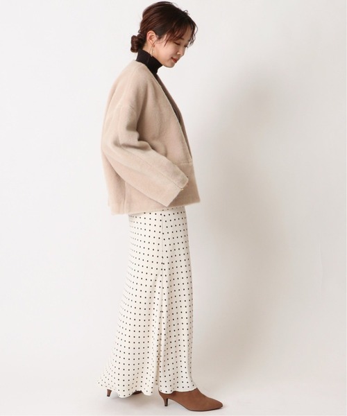 U by SPICK&SPAN（ユーバイスピックアンドスパン）の「≪追加≫サテンスカート 2◆（スカート・レディース・ホワイト/ブラウン系その他4・38/36/34）」の9枚目の写真