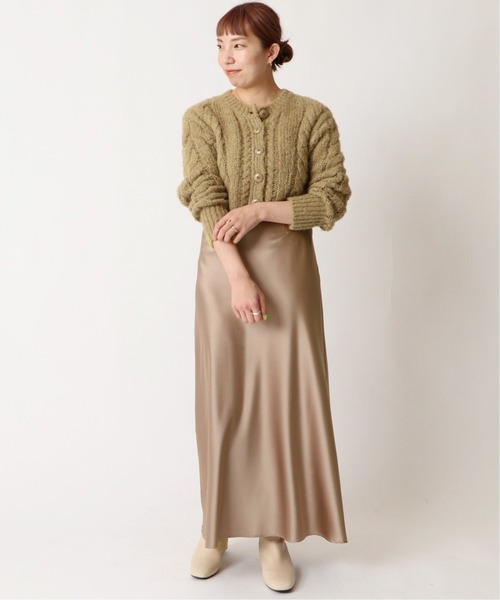 U by SPICK&SPAN（ユーバイスピックアンドスパン）の「≪追加≫サテンスカート 2◆（スカート・レディース・ホワイト/ブラウン系その他4・38/36/34）」の11枚目の写真
