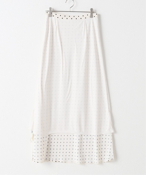 U by SPICK&SPAN（ユーバイスピックアンドスパン）の「≪追加≫サテンスカート 2◆（スカート・レディース・ホワイト/ブラウン系その他4・38/36/34）」の19枚目の写真