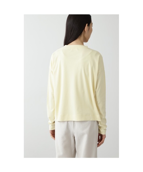 human woman（ヒューマンウーマン）の「◆「FOOD TEXTILE」スムース　長袖Tシャツ（Tシャツ/カットソー・レディース・ブラウン/カーキ/ピンク/イエロー・MEDIUM）」の19枚目の写真