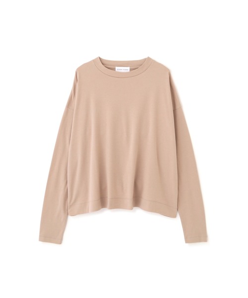 human woman（ヒューマンウーマン）の「◆「FOOD TEXTILE」スムース　長袖Tシャツ（Tシャツ/カットソー・レディース・ブラウン/カーキ/ピンク/イエロー・MEDIUM）」の14枚目の写真