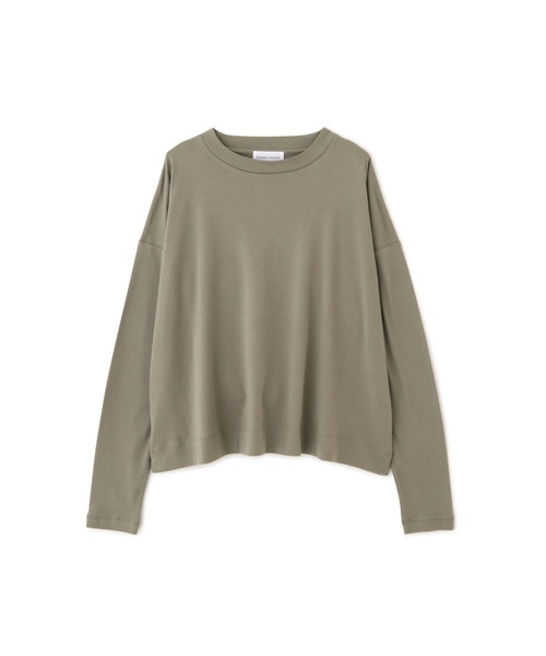 human woman（ヒューマンウーマン）の「◆「FOOD TEXTILE」スムース　長袖Tシャツ（Tシャツ/カットソー・レディース・ブラウン/カーキ/ピンク/イエロー・MEDIUM）」の17枚目の写真