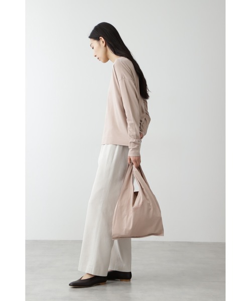human woman（ヒューマンウーマン）の「◆「FOOD TEXTILE」スムース　長袖Tシャツ（Tシャツ/カットソー・レディース・ブラウン/カーキ/ピンク/イエロー・MEDIUM）」の22枚目の写真